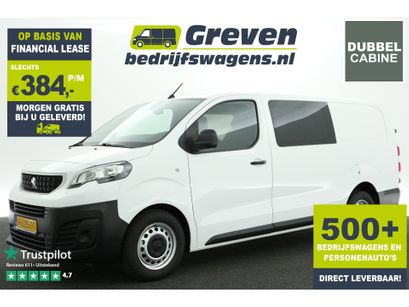 Peugeot Expert - 231L 2.0 BlueHDI 120 L3H1 Dubbele Cabine Airco Cruise Navi PDC 5 Persoons Trekhaak Start/Stop