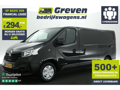 Renault Trafic - 1.6 dCi T29 L2H1 Airco Cruise Camera PDC 3 Persoons 2xSchuifdeur Metallic