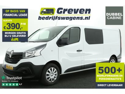 Renault Trafic - 1.6 dCi T29 L2H1 146PK Dubbele Cabine Airco Camera Cruise PDC 5 Persoons Navi Trekhaak