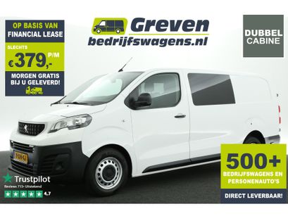 Peugeot Expert - 231L 2.0 BlueHDI L3H1 Dubbele Cabine Airco Cruise PDC 6 Persoons Start/Stop Trekhaak