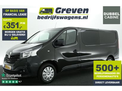 Renault Trafic - 1.6 dCi T29 L2H1 Dubbele Cabine Airco Cruise Camera Navi PDC 5 Persoons Metallic Trekhaak