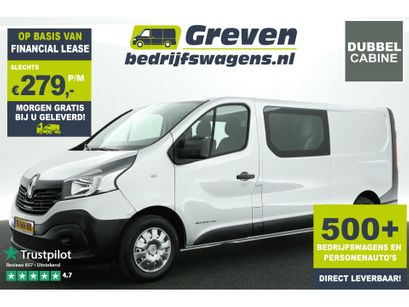 Renault Trafic - 1.6 dCi T29 L2H1 Dubbele Cabine Airco Cruise Navi PDC 6 Pers  Metallic Trekhaak