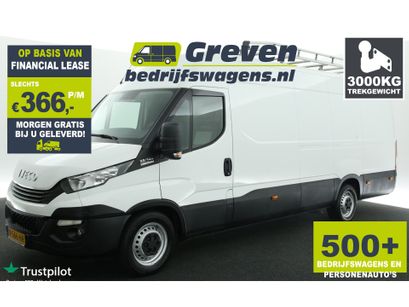 Iveco Daily - 2.3 410 L3H2 3500KG Trekgew. l Automaat Airco Cruise 3 Persoons Imperiaal Trekhaak