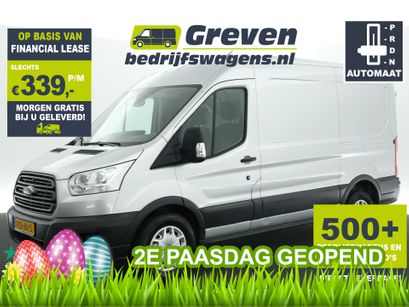 Ford Transit - 350 2.0 TDCI L2H2 170PK Automaat Airco Cruise Navigatie PDC 3 Persoons Stoelverwarming Trekhaak