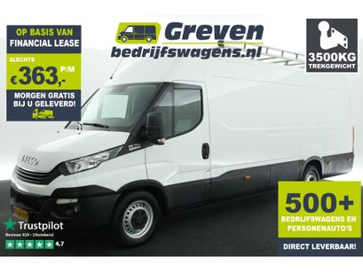 Iveco Daily - 2.3 410 L3H2 3500KG Trekgew. l Automaat Airco Cruisecontrol 3 Persoons Imperiaal Trekhaak