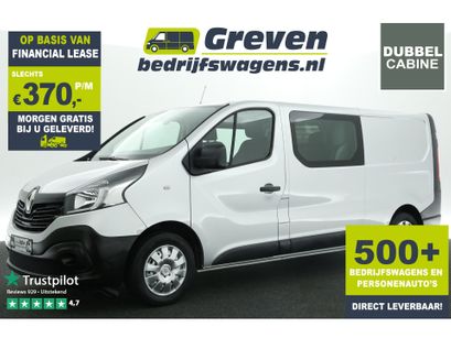 Renault Trafic - 1.6 dCi T29 L2H1 Marge l Dubbele Cabine Airco Cruise Navigatie PDC 5 Persoons